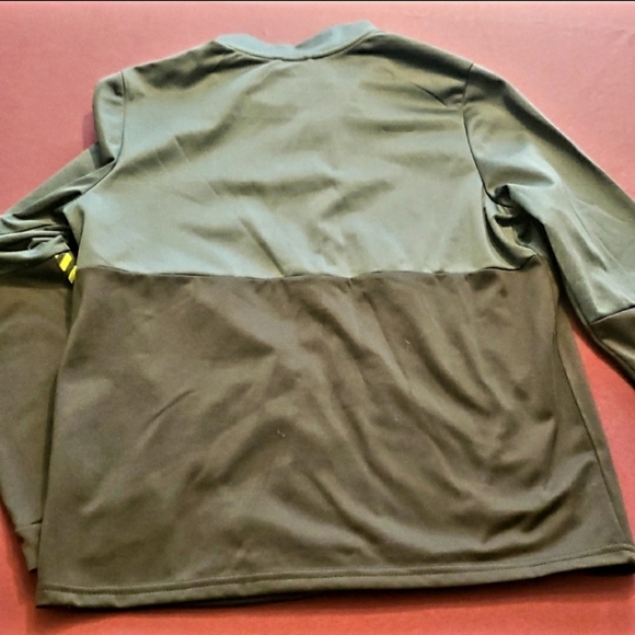 Athletic Works Boys XL 2XL Full Zip Lightweight Sweatshirt Jacket Grey Yellow - Picture 5 of 8